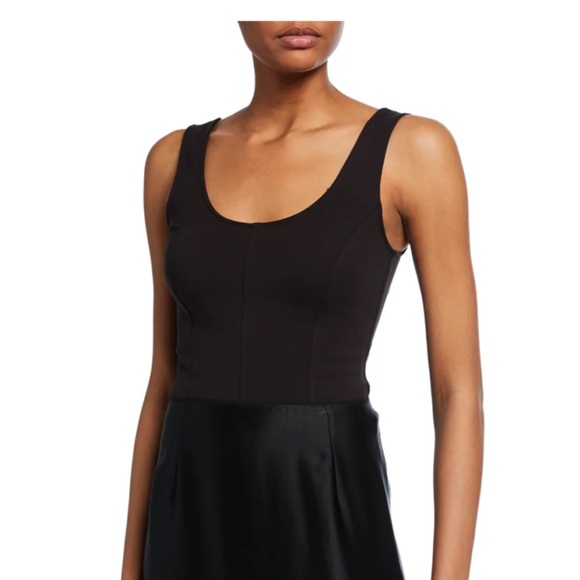 Vince Seamed Scoop Neck Bodysuit - Picture 4 of 8